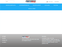 Tablet Screenshot of microshop.se
